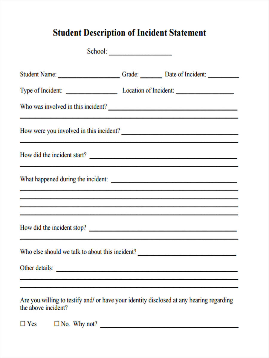 student incident