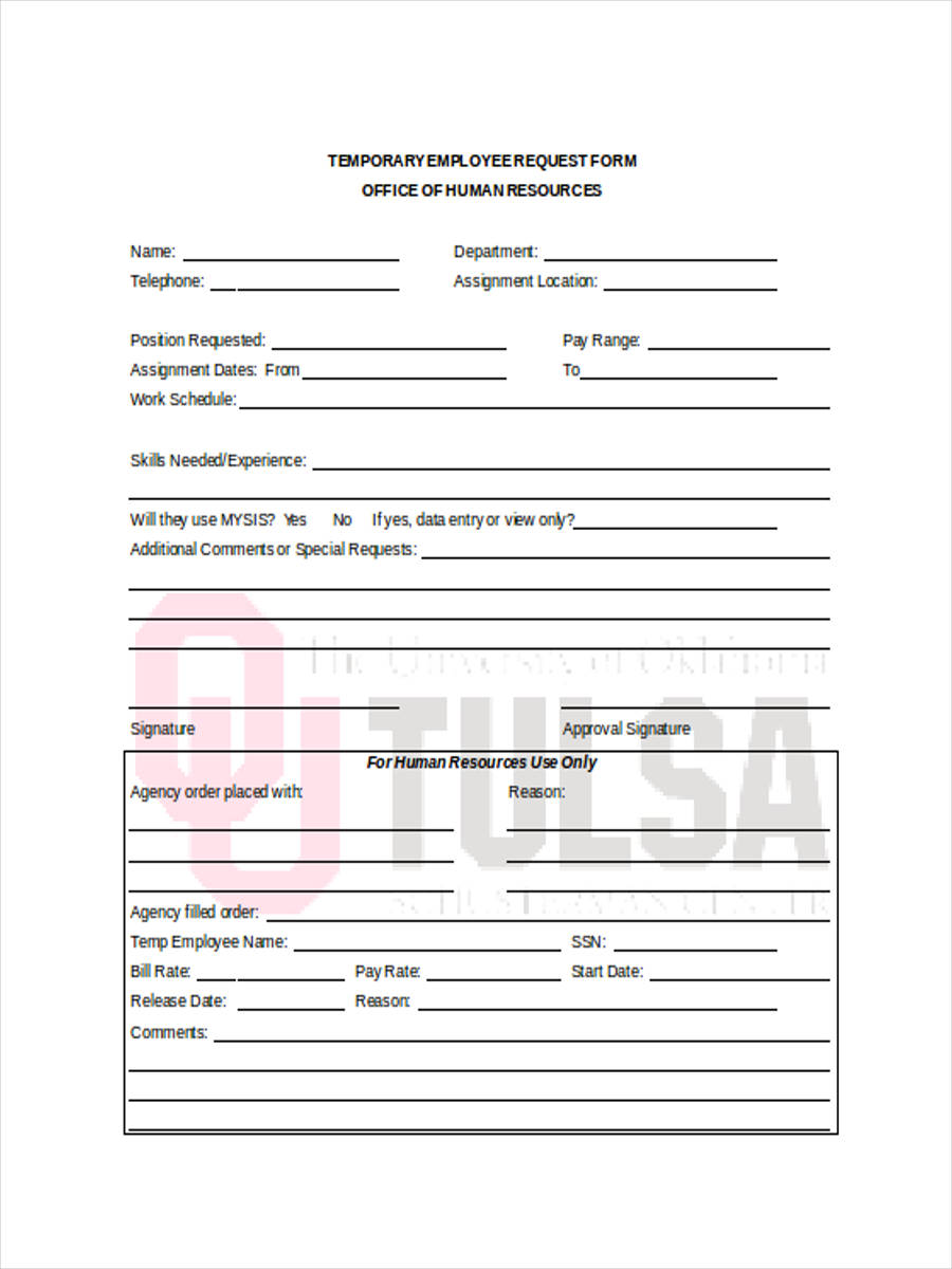 FREE 12+ Employee Requisition Form Samples, PDF, MS Word, Google Docs