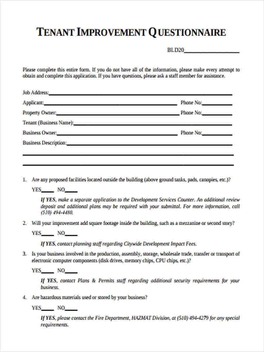 tenant improvement form2