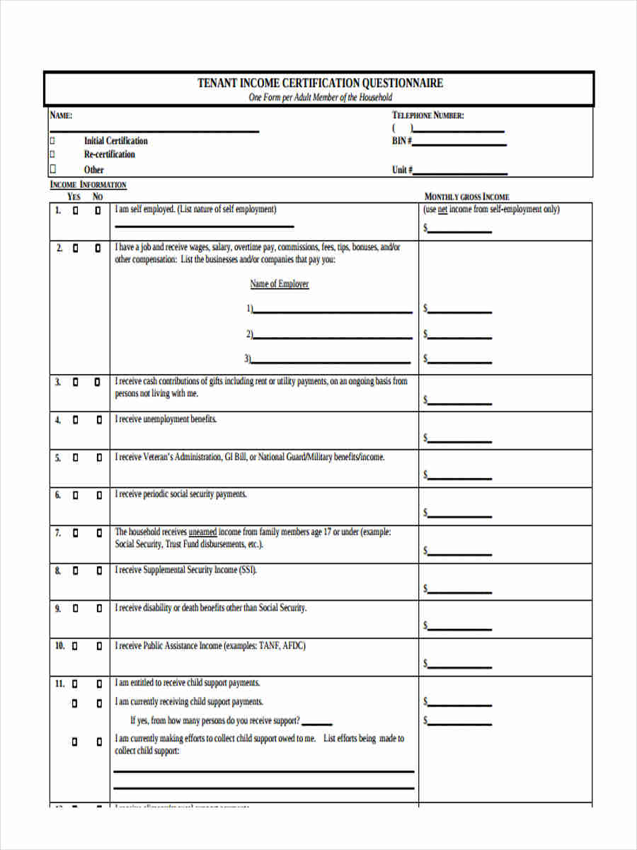tenant income certification questionnaire1
