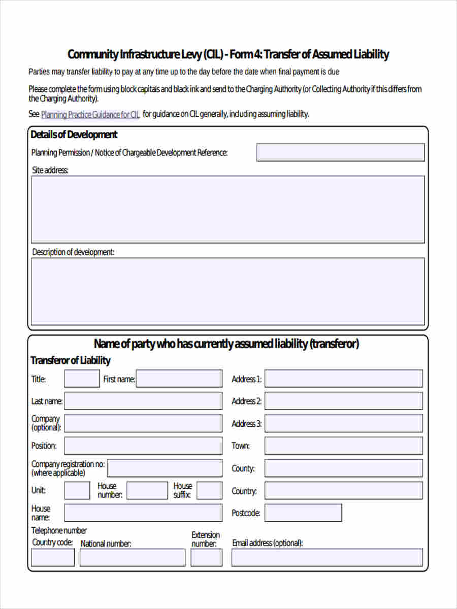transfer assumed liability