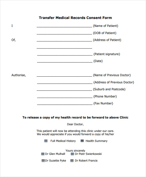 FREE 22+ Medical Consent Forms in PDF Ms Word