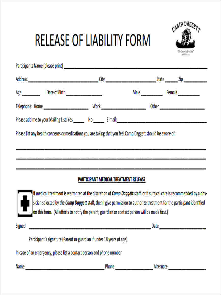 Release From Liability Template from images.sampleforms.com