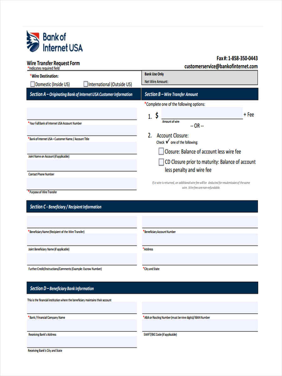 FREE 23+ Transfer Forms in PDF Ms Word Excel