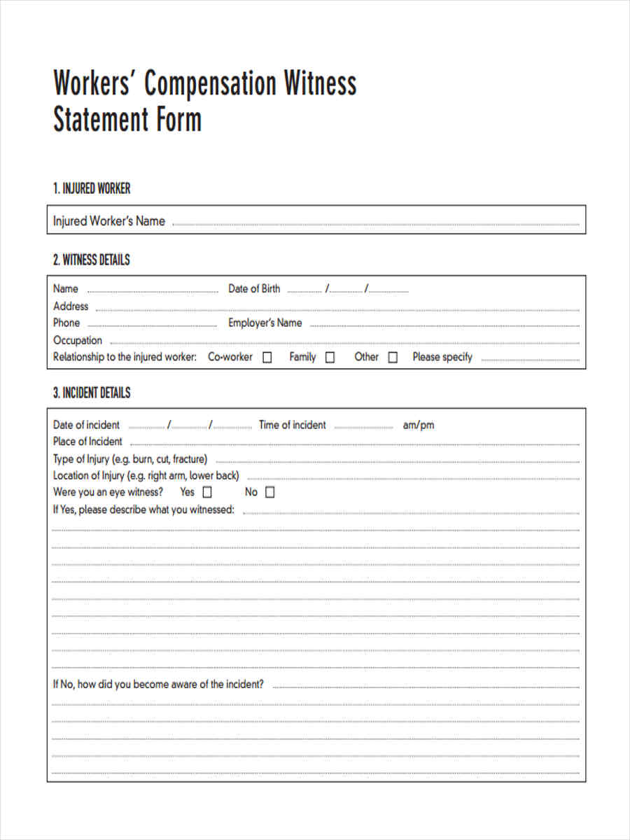 free-witness-statement-incident-report-form-pdf-word-eforms