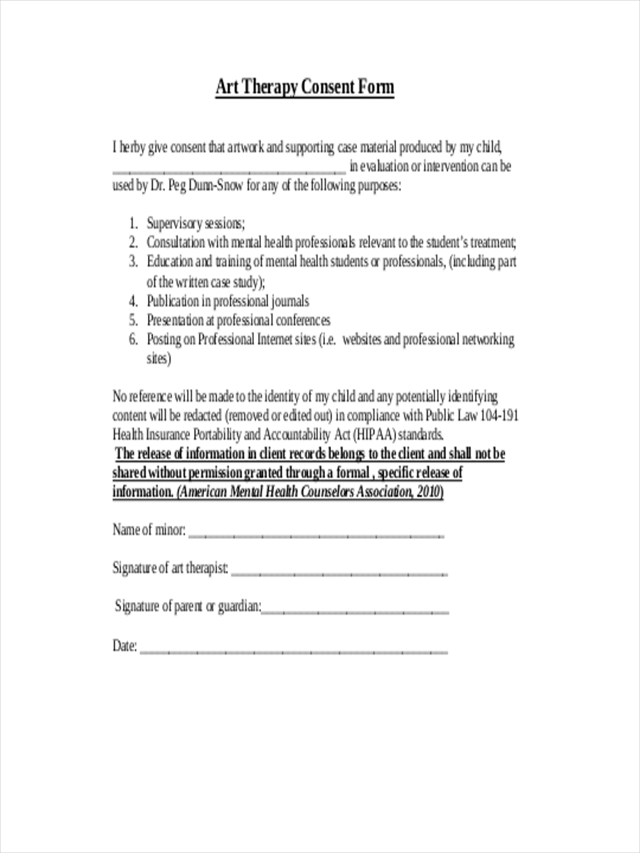 FREE 22+ Therapy Consent Forms in PDF Inside therapy confidentiality agreement template
