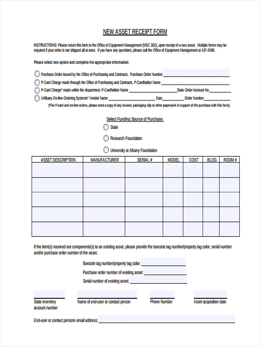 Equipment Return Of Company Property Template