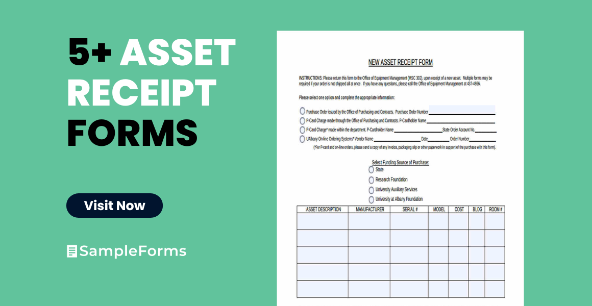 asset receipt forms