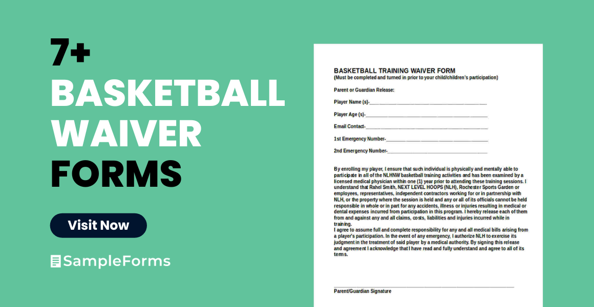 basketball waiver forms