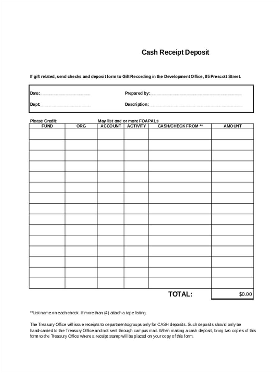 free 18 blank receipt forms in pdf