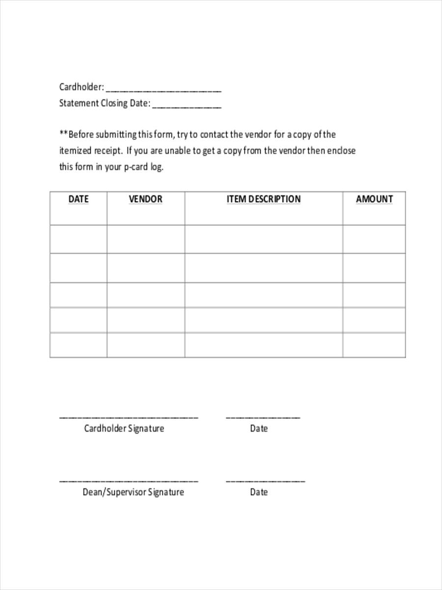 Blank Receipt Template Sample Printable Receipt Form 10 Free 6 Work 