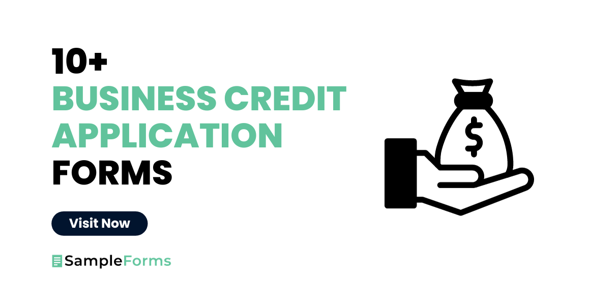 business credit application form