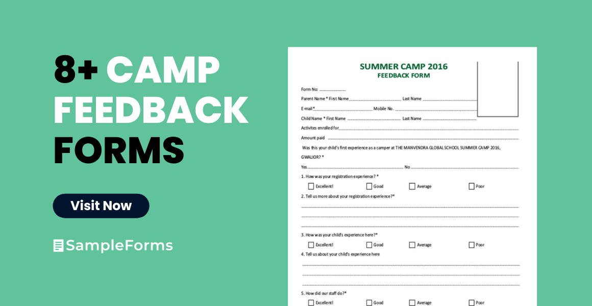 camp feedback form