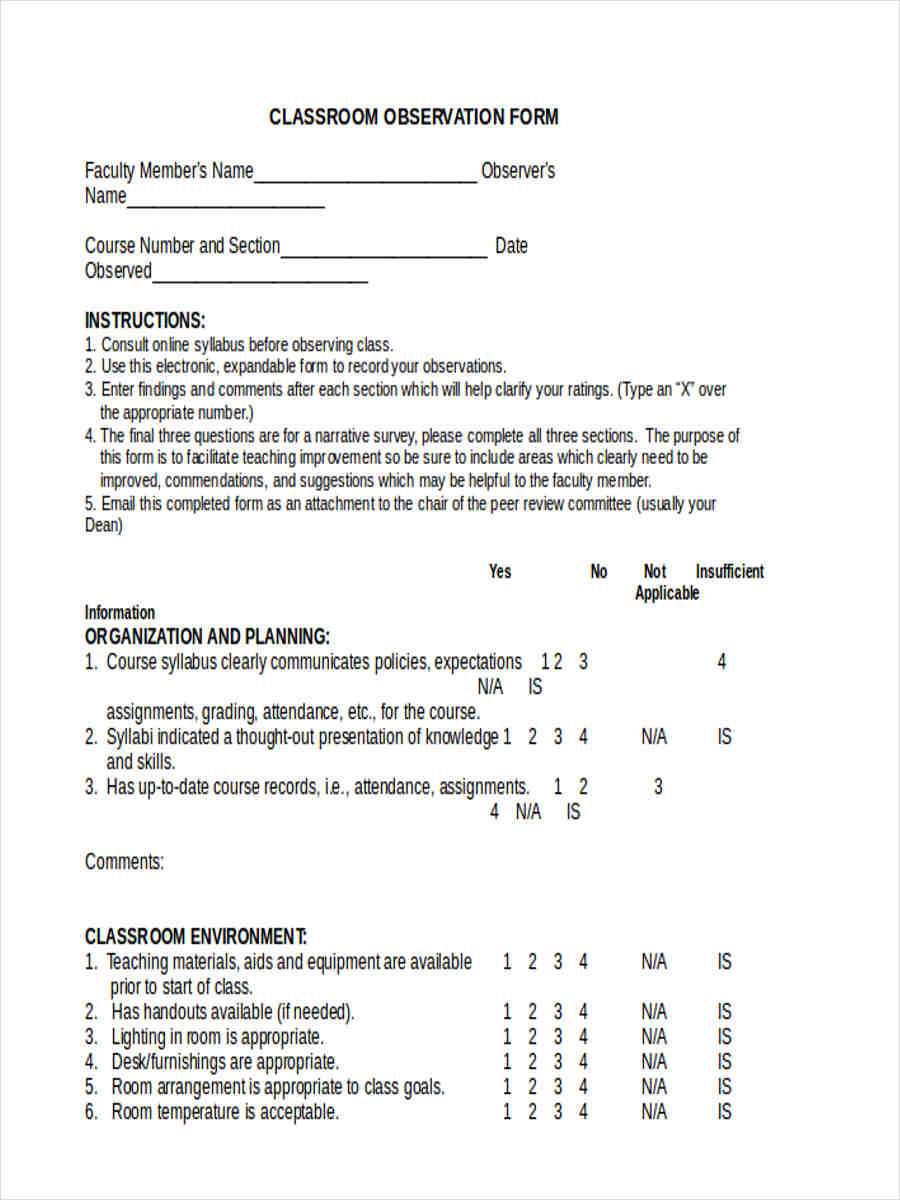 classroom peer evaluation