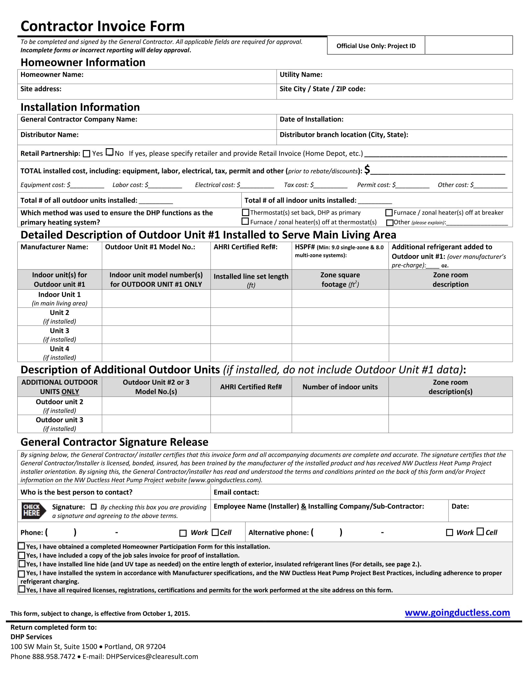 contractor work invoice form 1