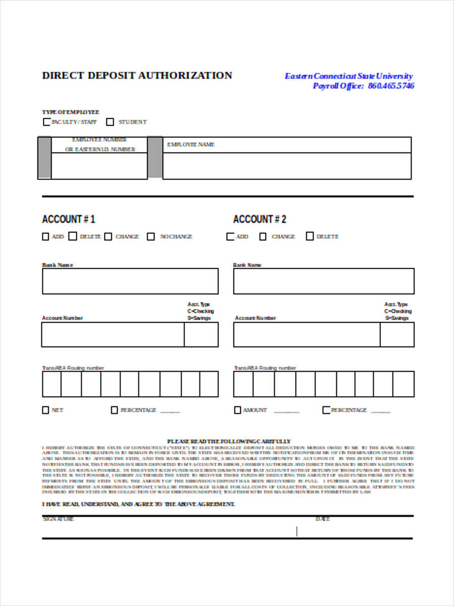 FREE 23 Deposit Forms In MS Word PDF