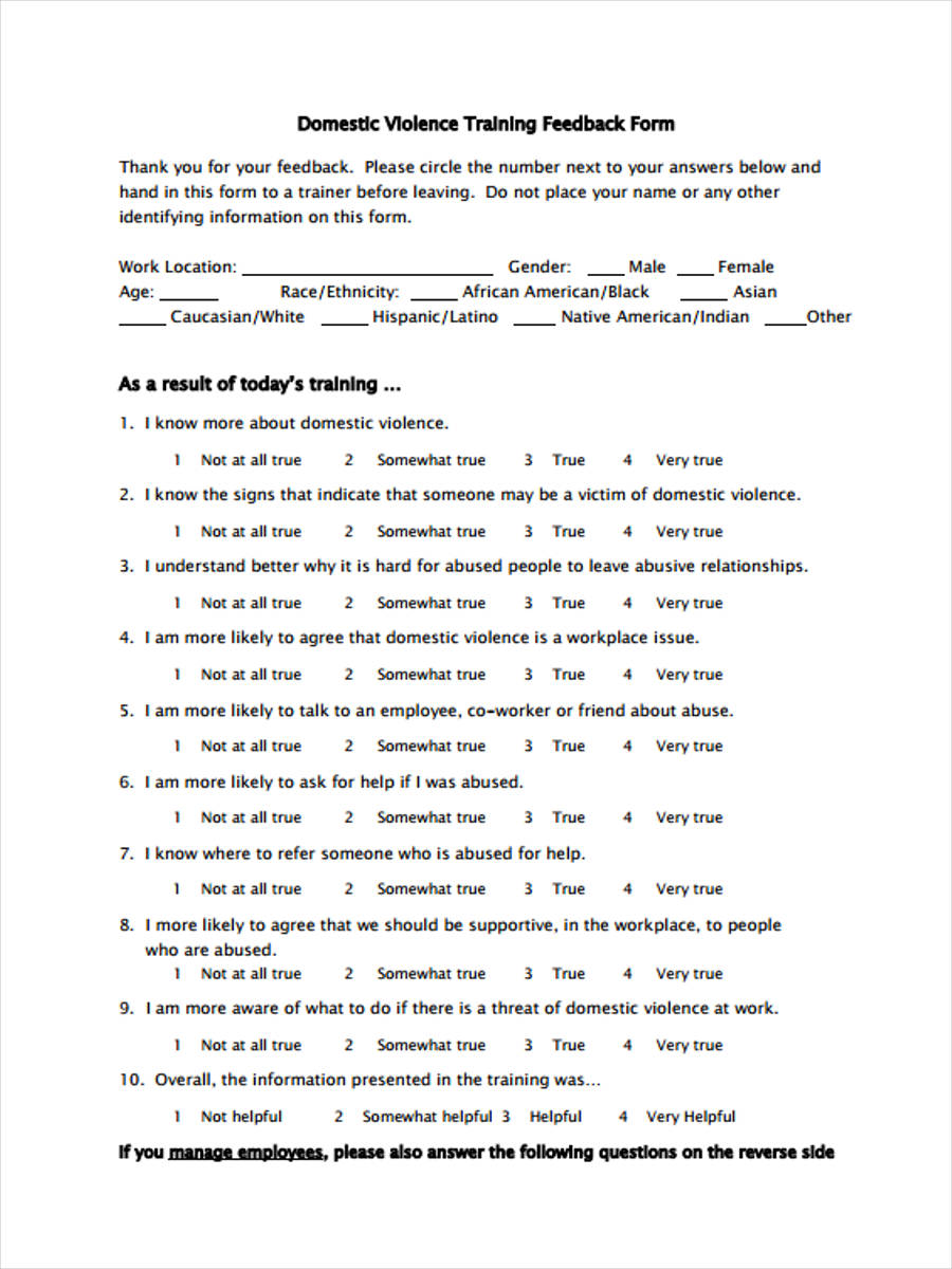 employee training feedback form1