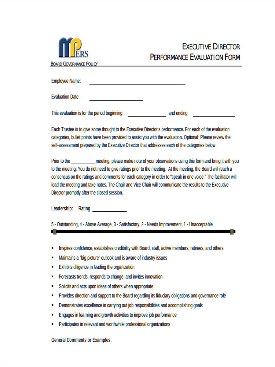 FREE 27+ Performance Review Forms in PDF