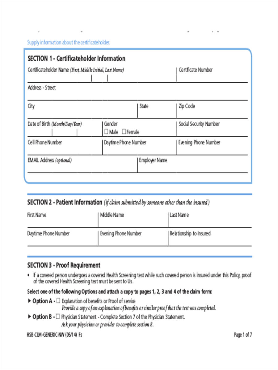 Biometric Screening Form 2024 Drusy Vanessa