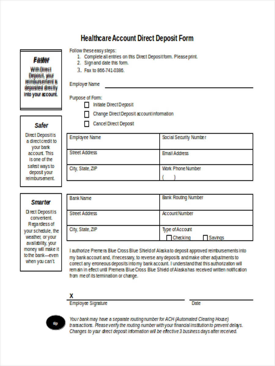 FREE 23 Deposit Forms In MS Word PDF