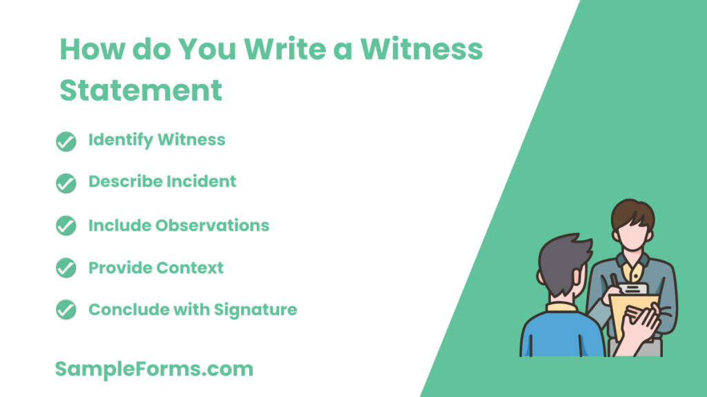how do you write a witness statement 1024x576