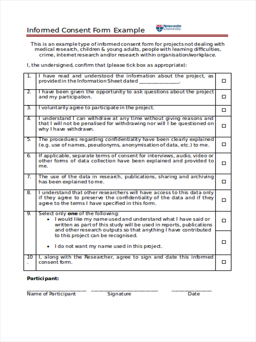 interview consent form