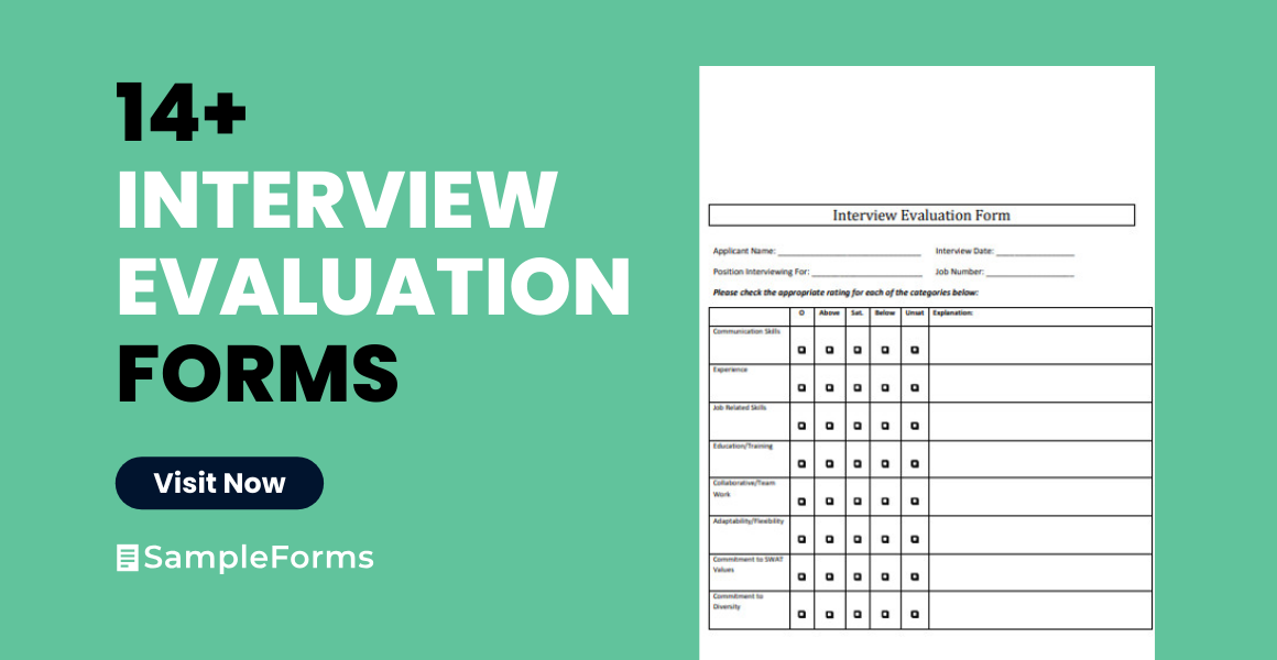 interview evaluation formss