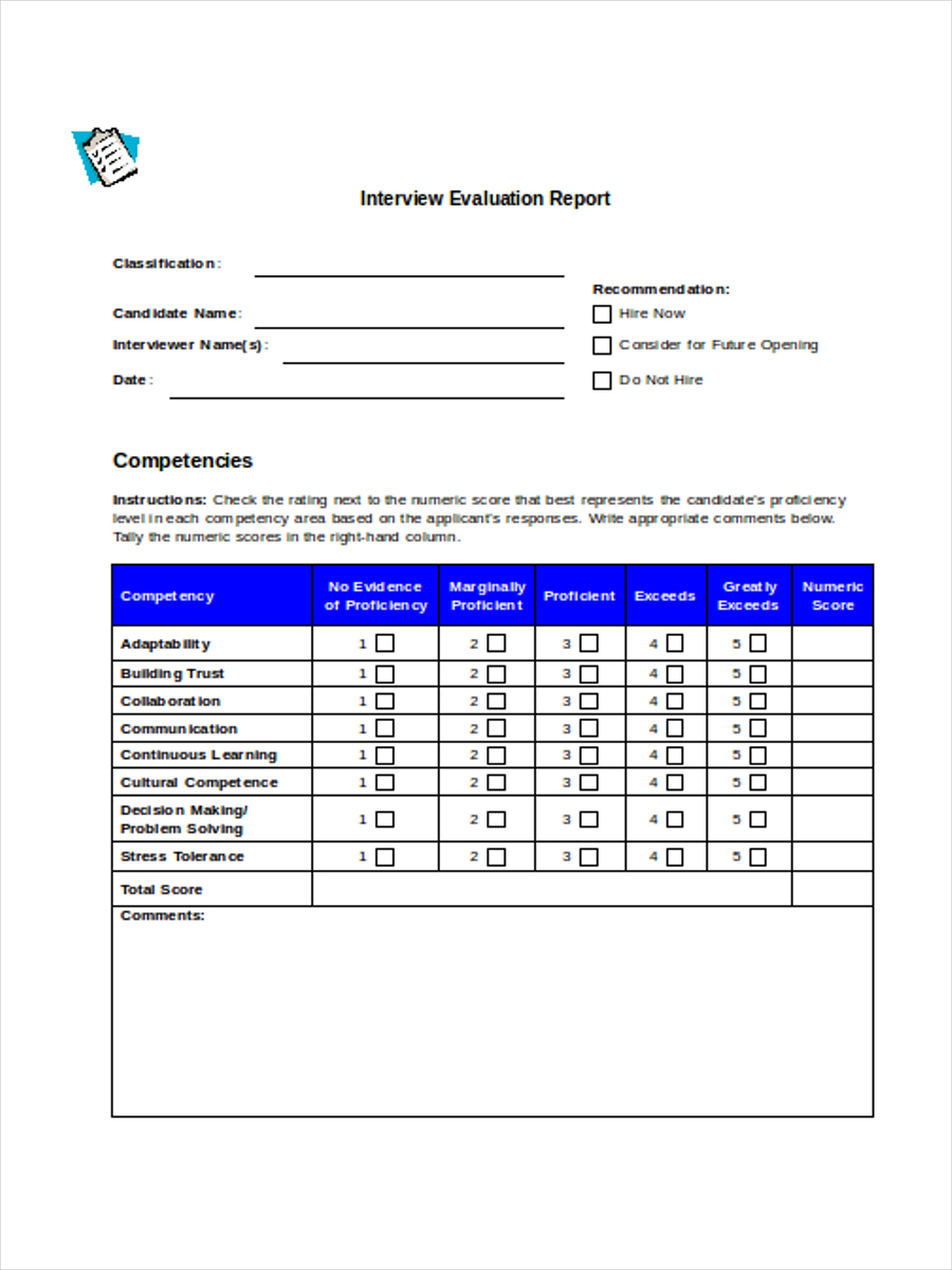 FREE 40 Interview Forms In MS Word PDF Excel