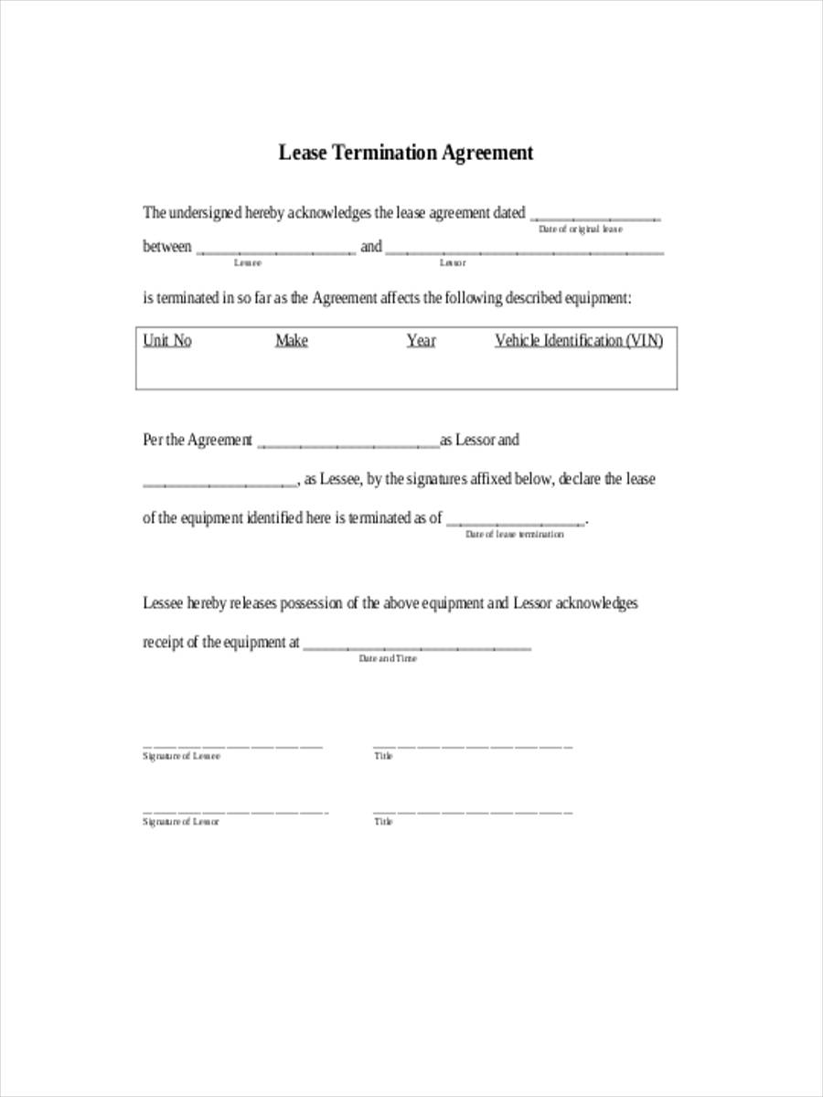 lease termination agreement1