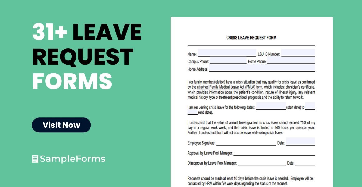 leave requests form