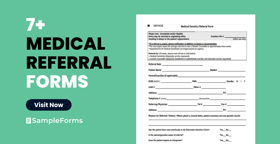medical referral form
