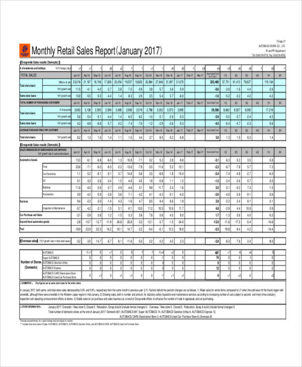 monthly retail sales report form1