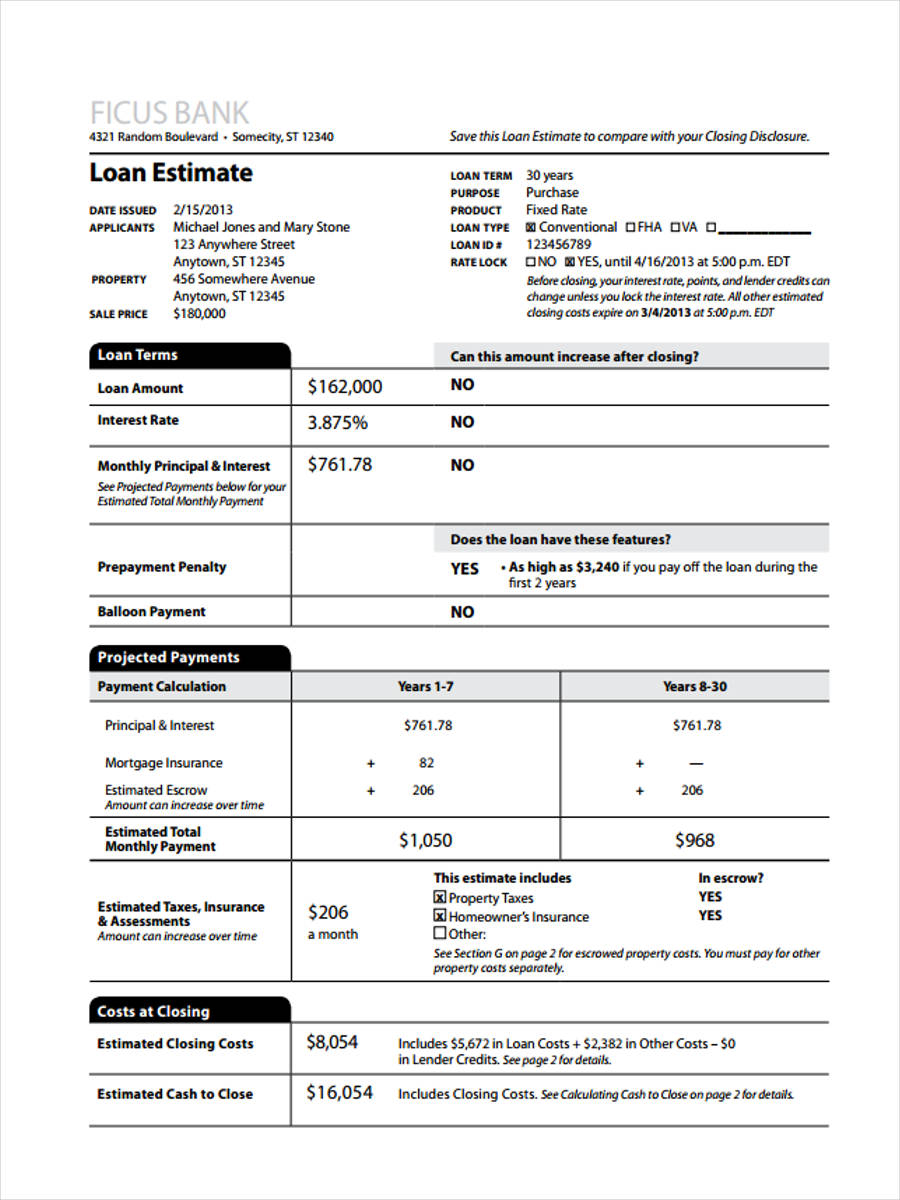 FREE 39+ Estimate Forms in PDF | Ms Word