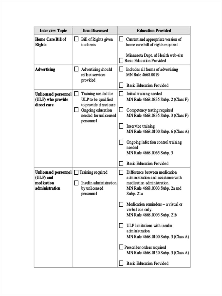 phone interview assessment