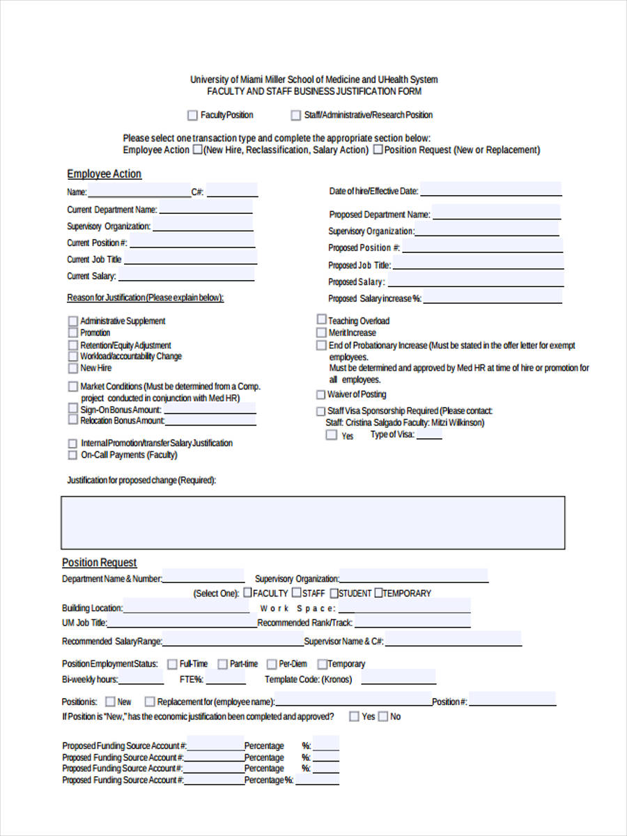 FREE 49+ Sample Employee Request Forms in PDF MS Word Excel