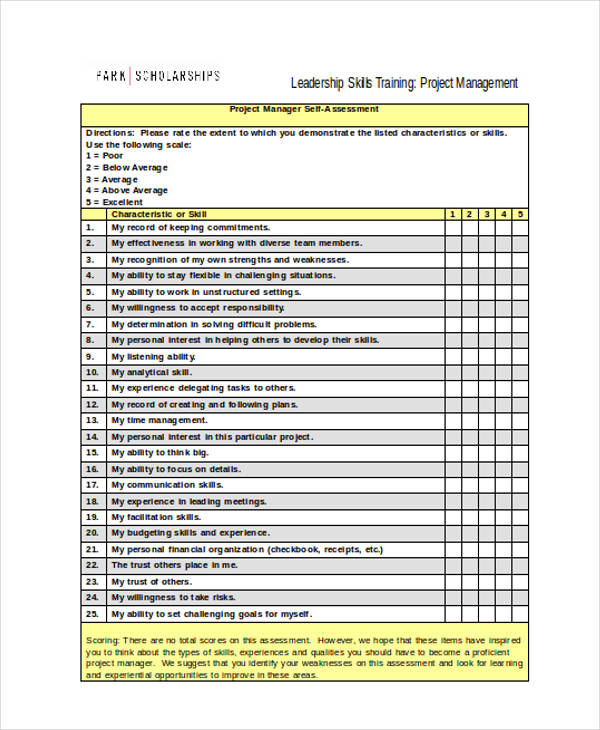 FREE 23 Self Evaluation Form Samples In PDF MS Word Excel