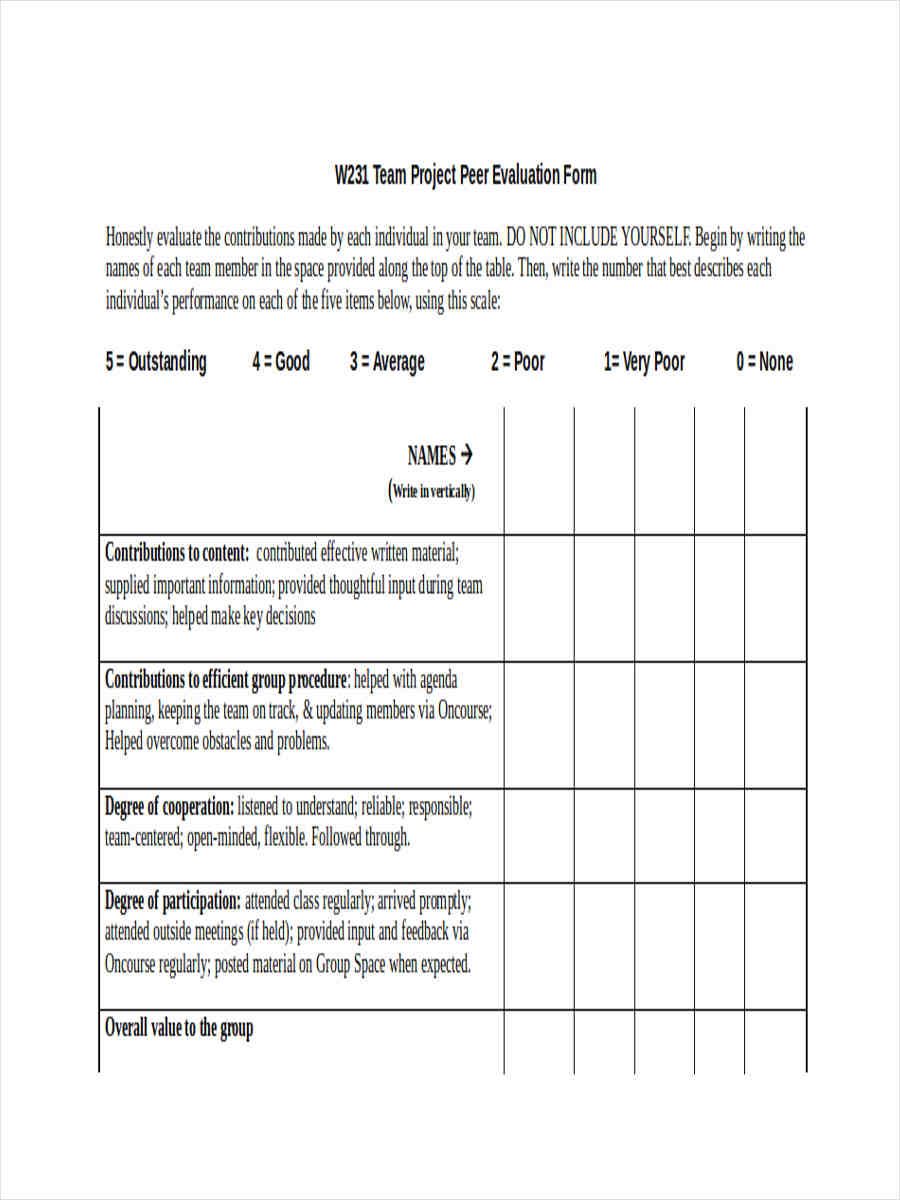 project team peer evaluation1