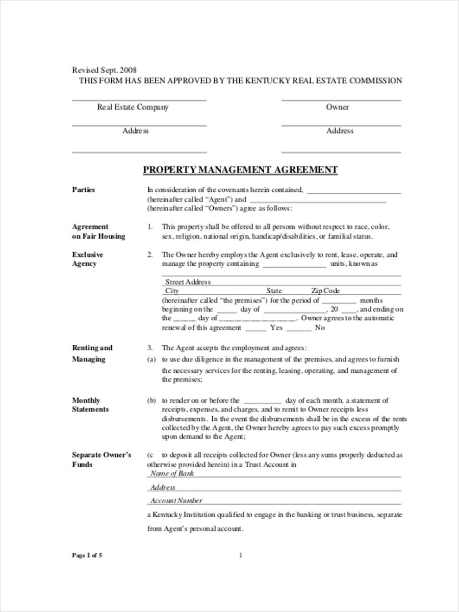 property management lease