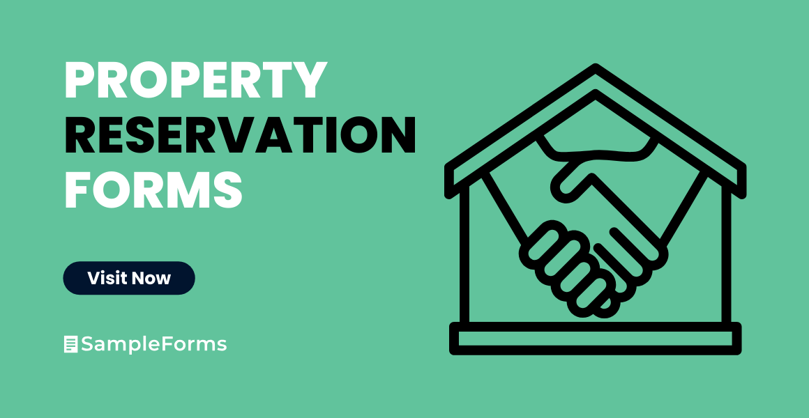 property reservation forms