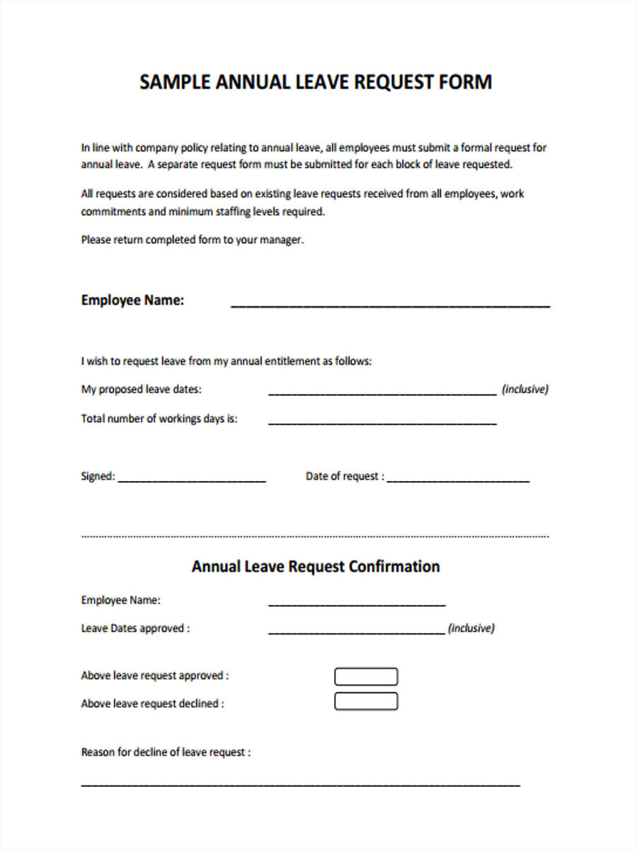 Free Leave Application Form Template Nz 9 Things Your Boss Needs To