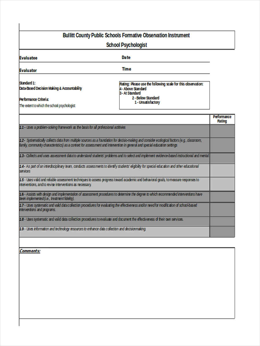 FREE 15+ Peer Evaluation Forms in PDF MS Word