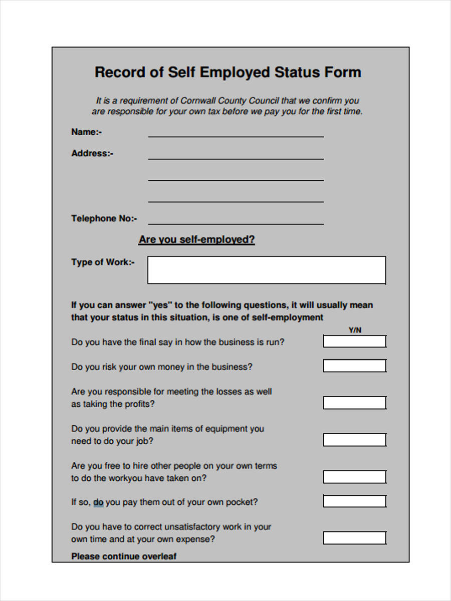 free-8-sample-employment-status-forms-in-ms-word-pdf