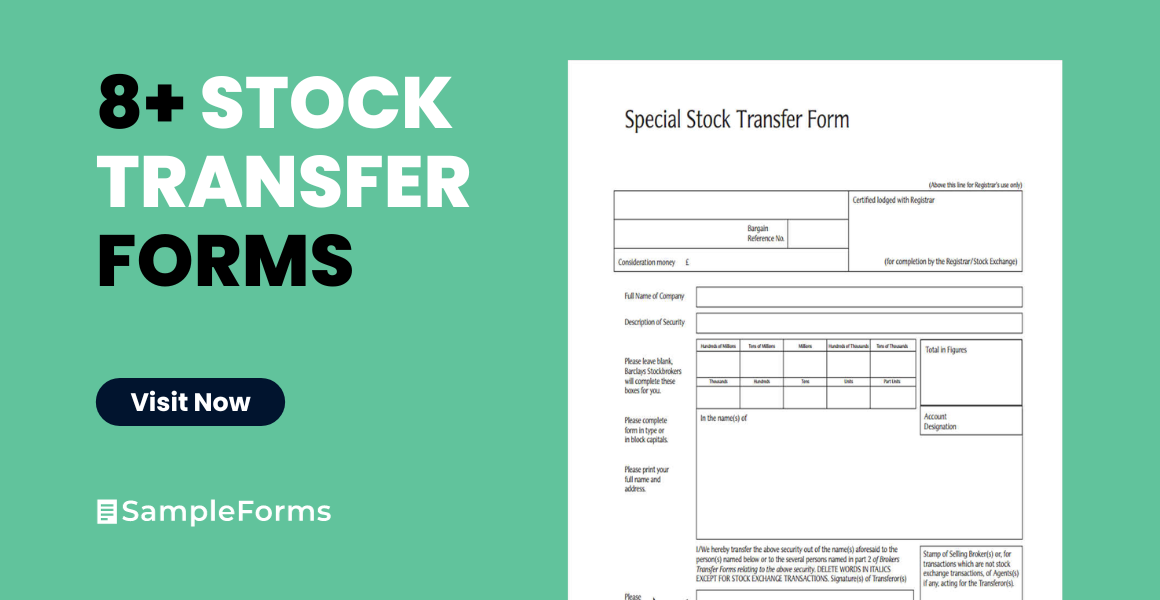 stock transfer form