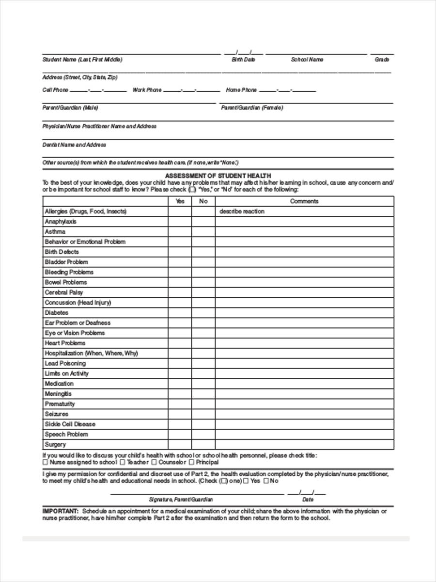free-8-health-inventory-forms-in-pdf-ms-word