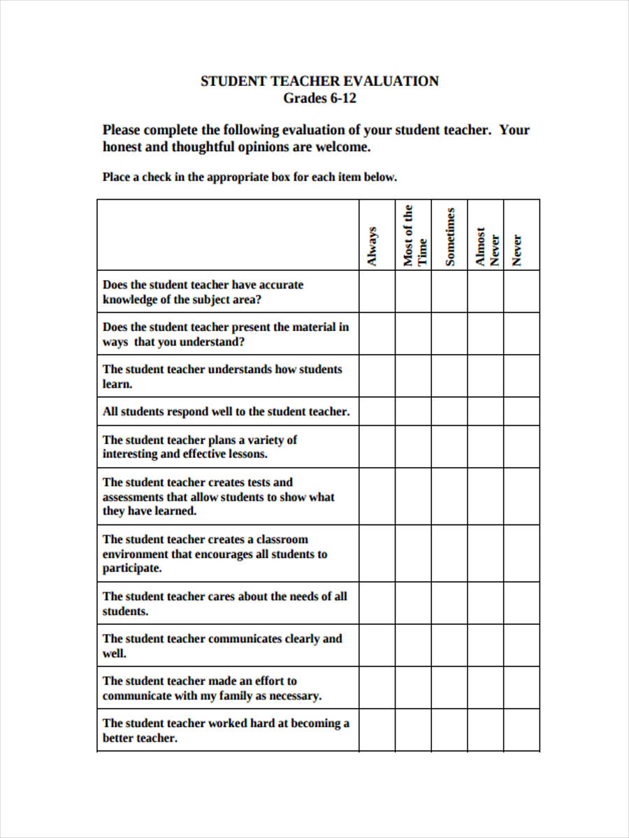 50-printable-teacher-evaluation-forms-free-templatelab