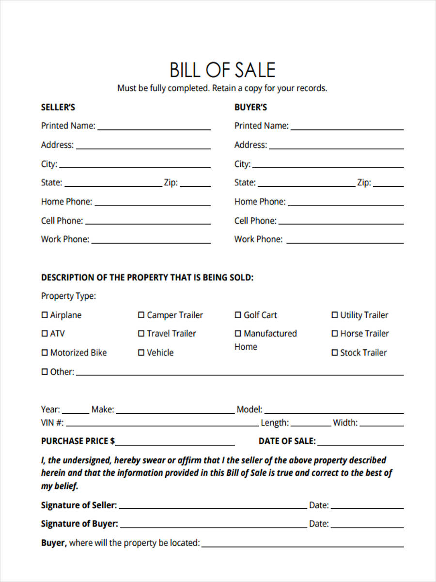 free-6-trailer-bill-of-sale-forms-in-pdf