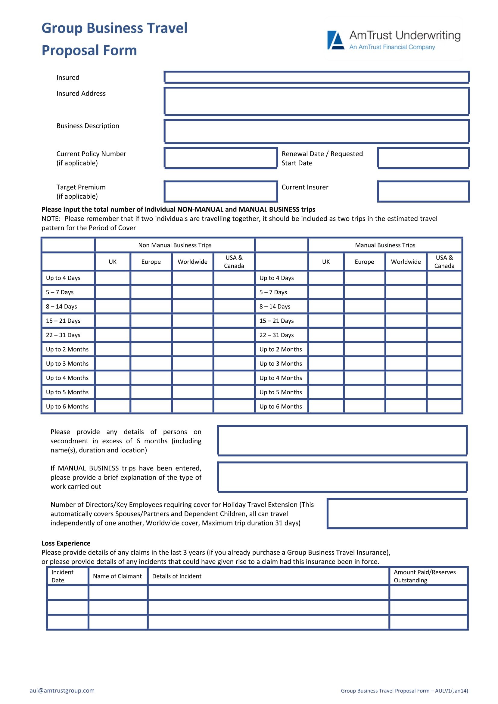 travel proposal form 1