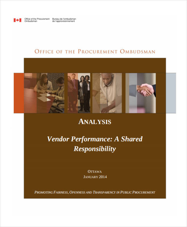 vendor performance analysis