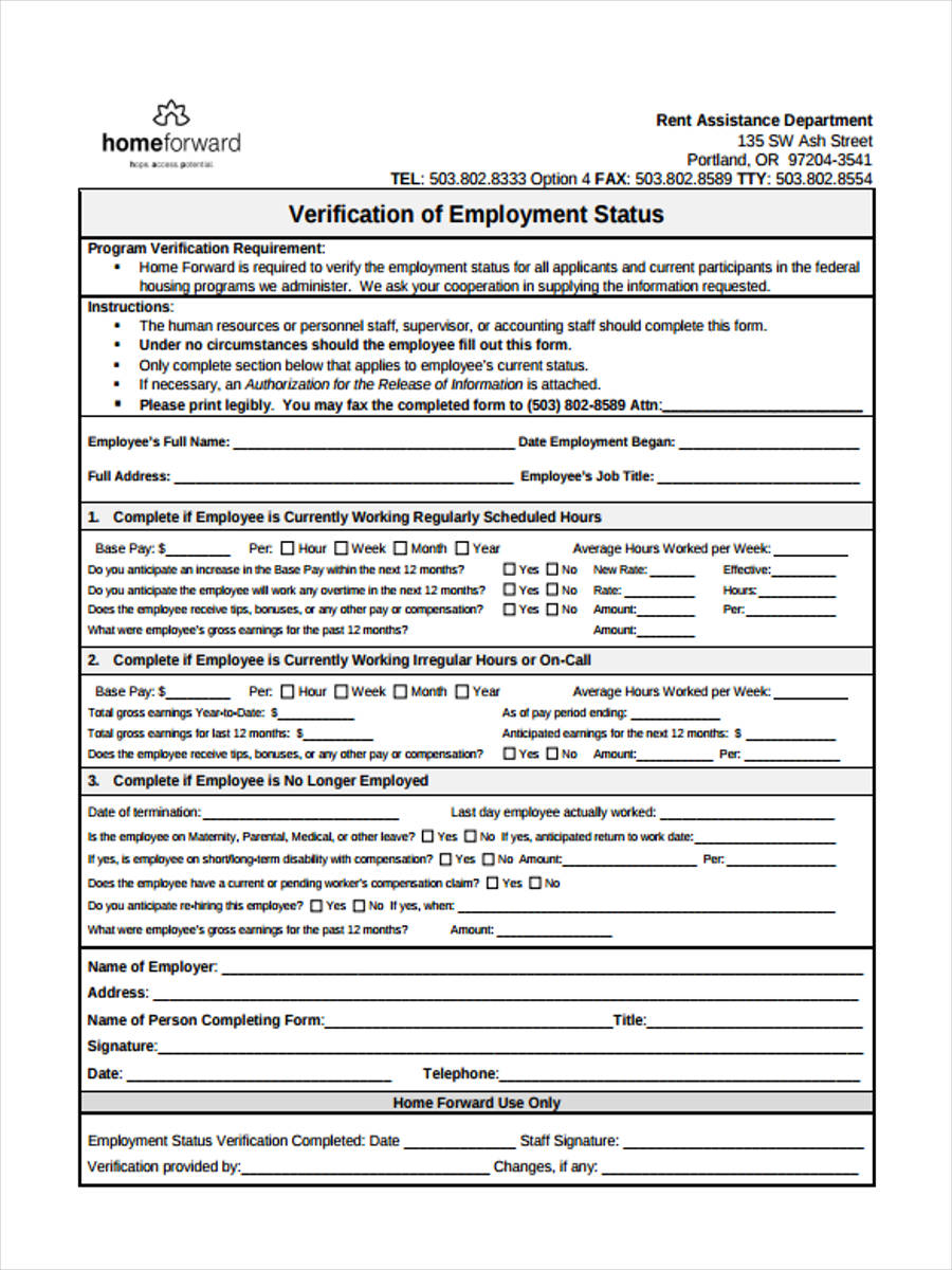 free-8-sample-employment-status-forms-in-ms-word-pdf