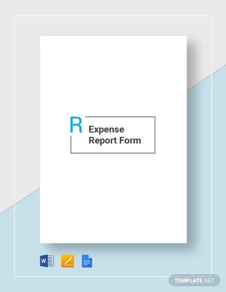Free 14 Sample Expense Report Forms In Pdf Ms Word Pages Excel